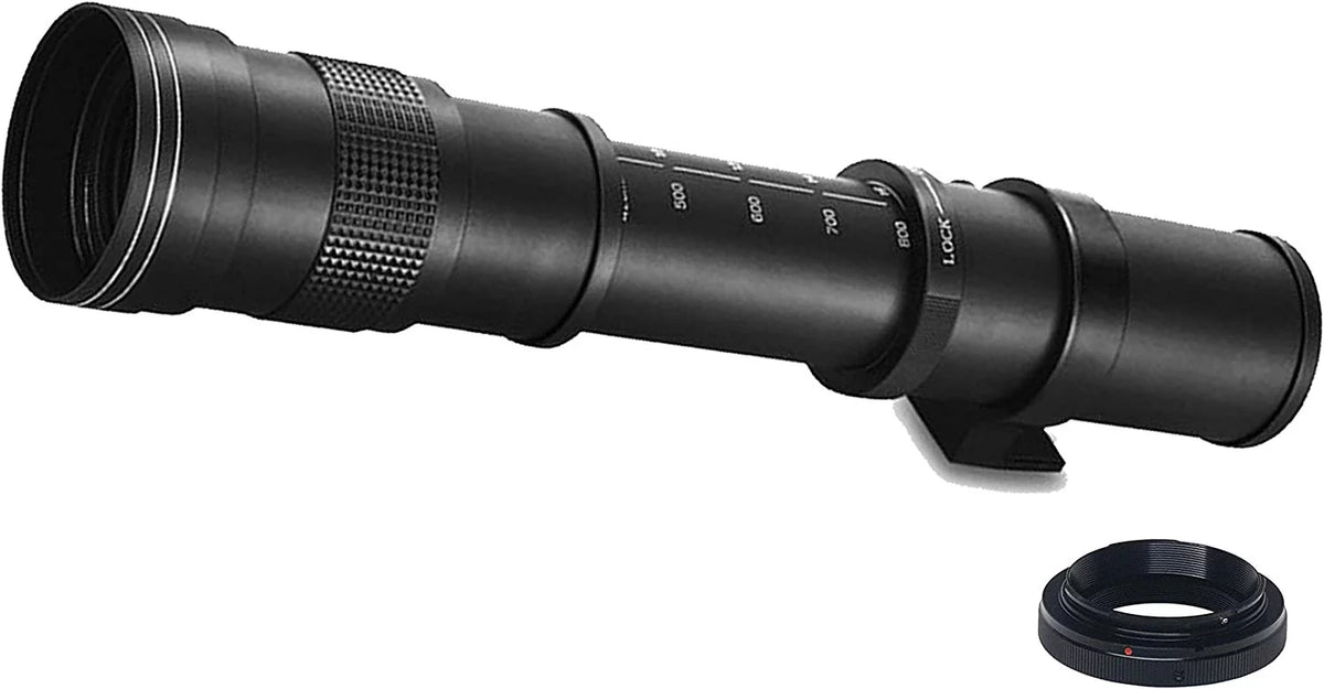 Mirrorless Digital Camera with 18-45mm Lens + 75-300mm Lens + 420-800mm Lens + 128GB Memory + Case + Tripod N510193