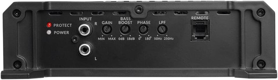 640W Peak 2-Ohm Stable Class-A/B 4-Channel Car Audio MOSFET Amplifier Pack of 2 N9281