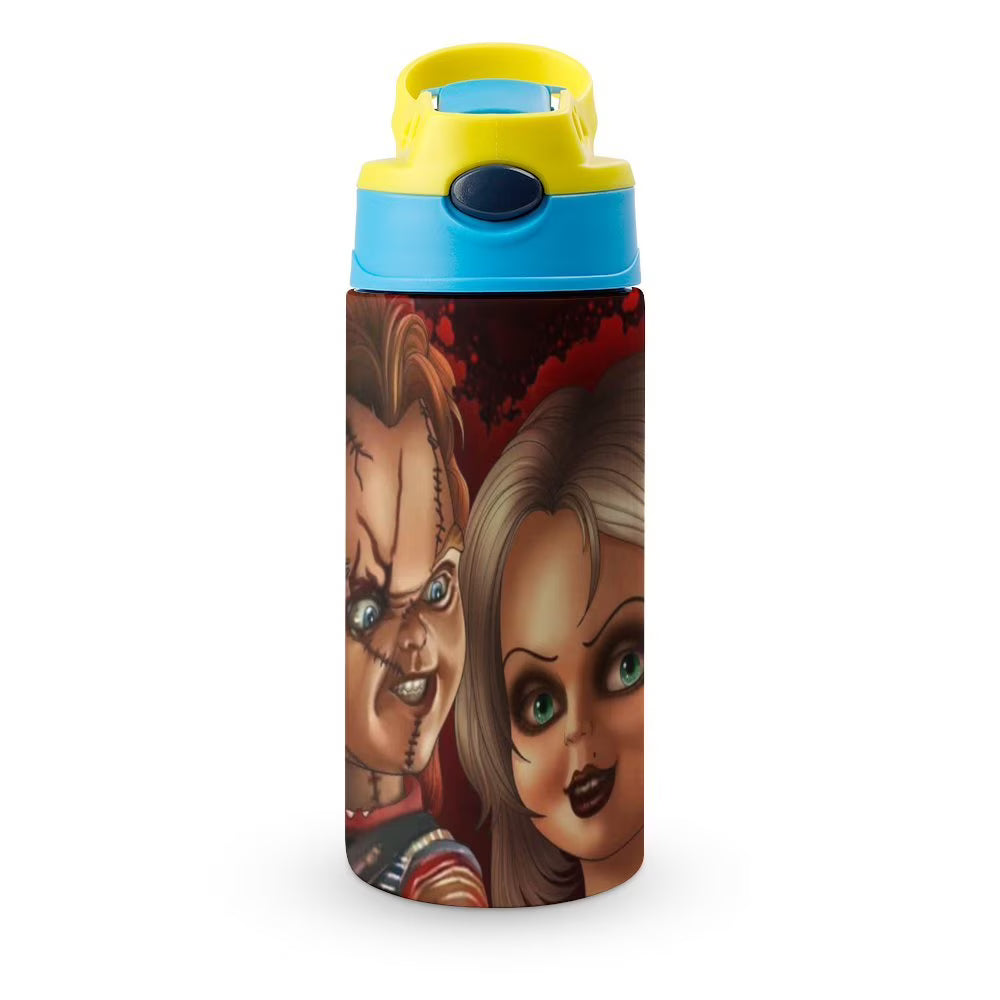 Insulated Stainless Steel Water Bottle with Straw Z32519