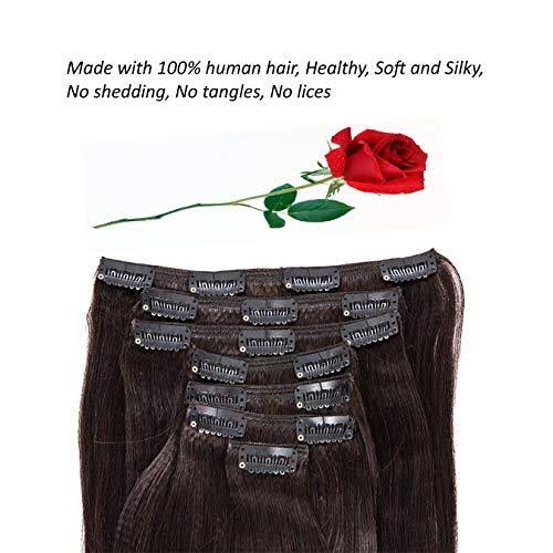 Yaki Straight Clip in Hair Extensions Real Remy Hair U92094