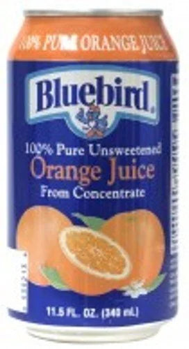 100% Unsweetened Orange Juice, 11.5-Ounce Cans (Pack of 24) A741443