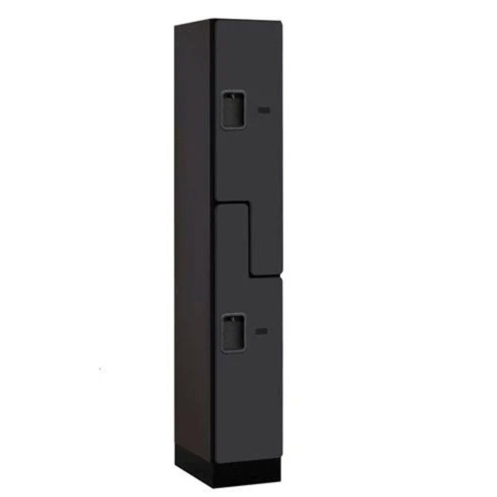 Black Wood Locker L6318