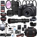 Mirrorless Digital Camera with 18-45mm Lens + 75-300mm Lens + 420-800mm Lens + 128GB Memory + Case + Tripod N510193