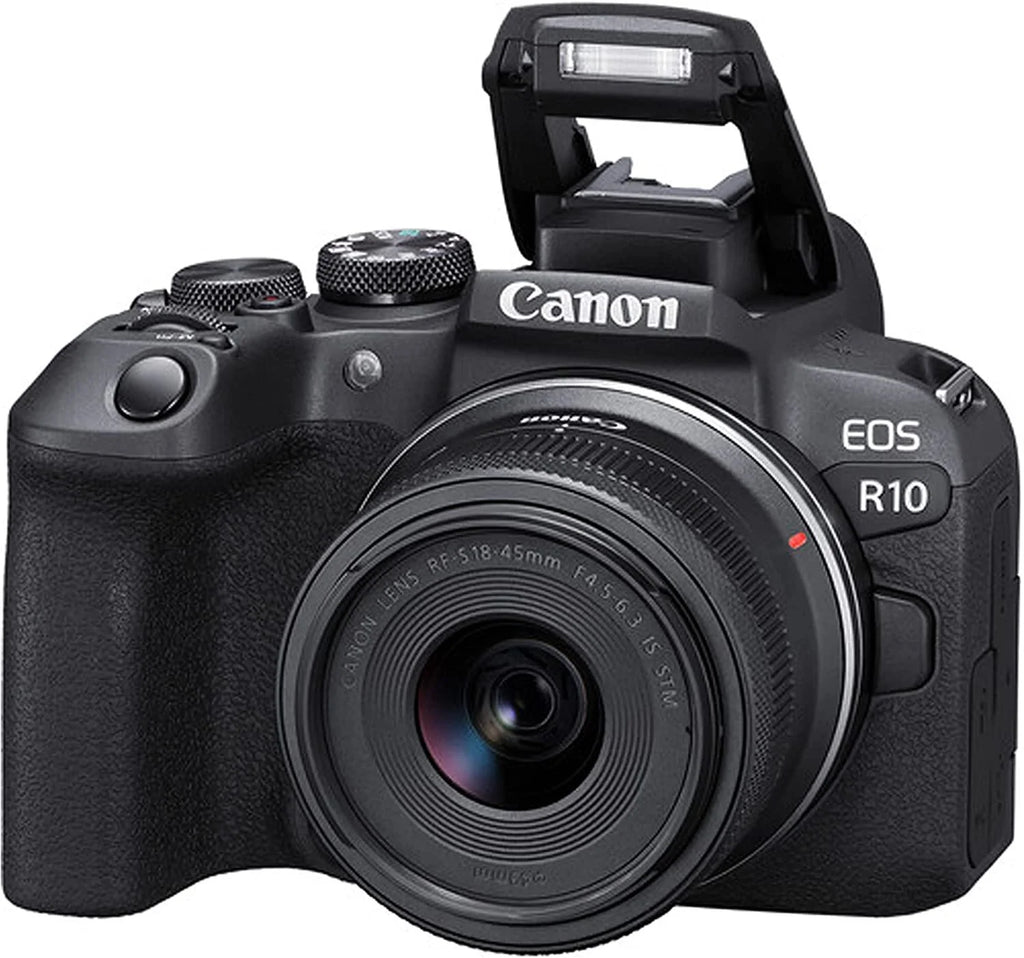 Mirrorless Digital Camera with 18-45mm Lens + 75-300mm Lens + 420-800mm Lens + 128GB Memory + Case + Tripod N510193