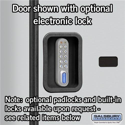 Black Wood Locker L6318