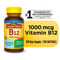 Vitamin B12 1000 mcg Softgels, 310 Count O21709