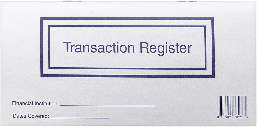 Pack of 10 Checkbook Registers Z214