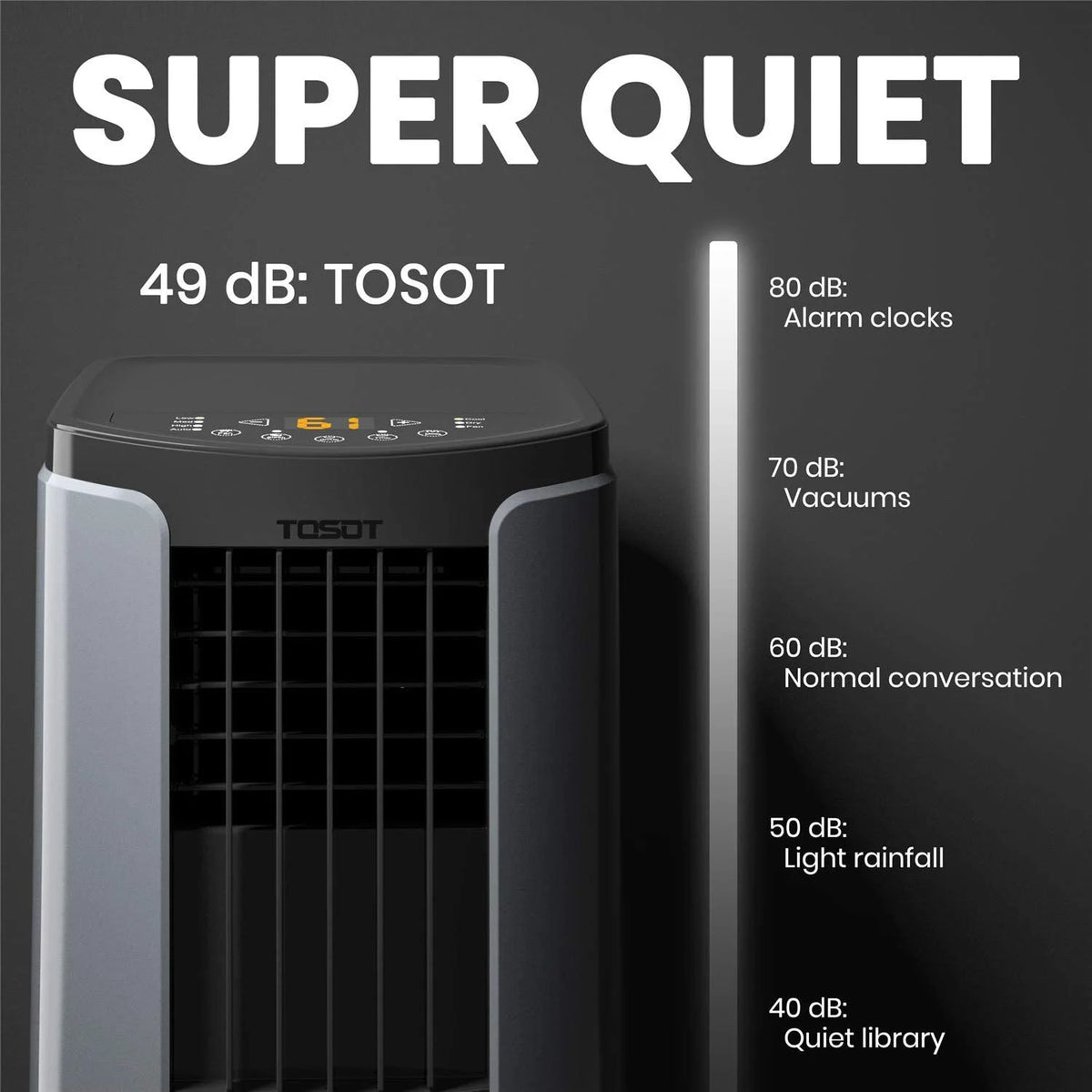 Grey Portable Air Conditioner S180759