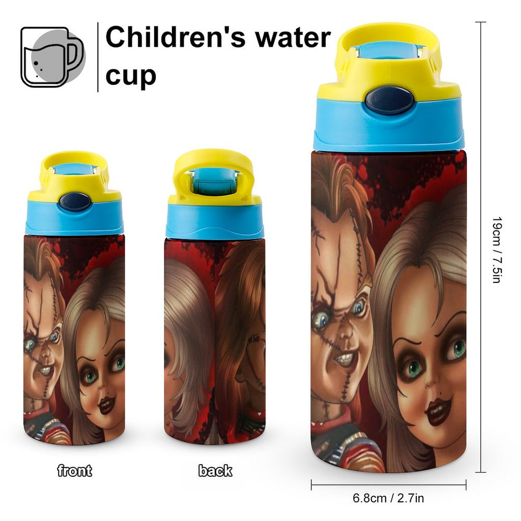 Insulated Stainless Steel Water Bottle with Straw Z32519