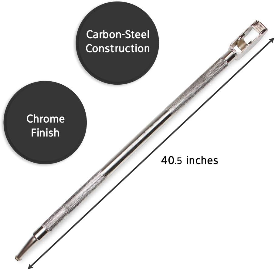Combination Winch Bars, Square Head, Carbon-Steel, Non-Slip Handle, 2-Pack C735