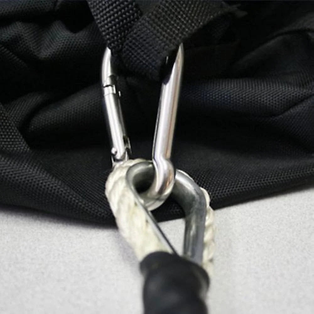 Black Nylon Anchor Bag Set with 20 Feet Line Q5866