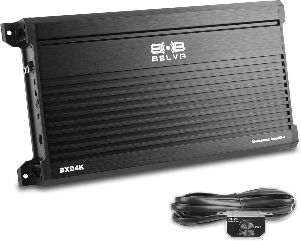 640W Peak 2-Ohm Stable Class-A/B 4-Channel Car Audio MOSFET Amplifier Pack of 2 N9281
