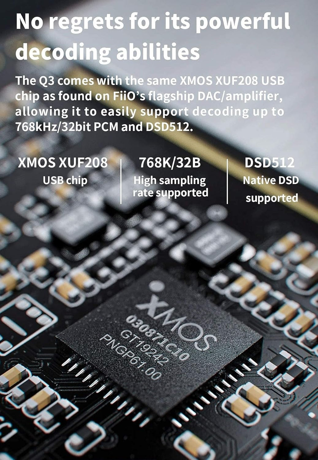 FiiO Q3 Headphone Amplifier with THX AAA Amp Technology S8272