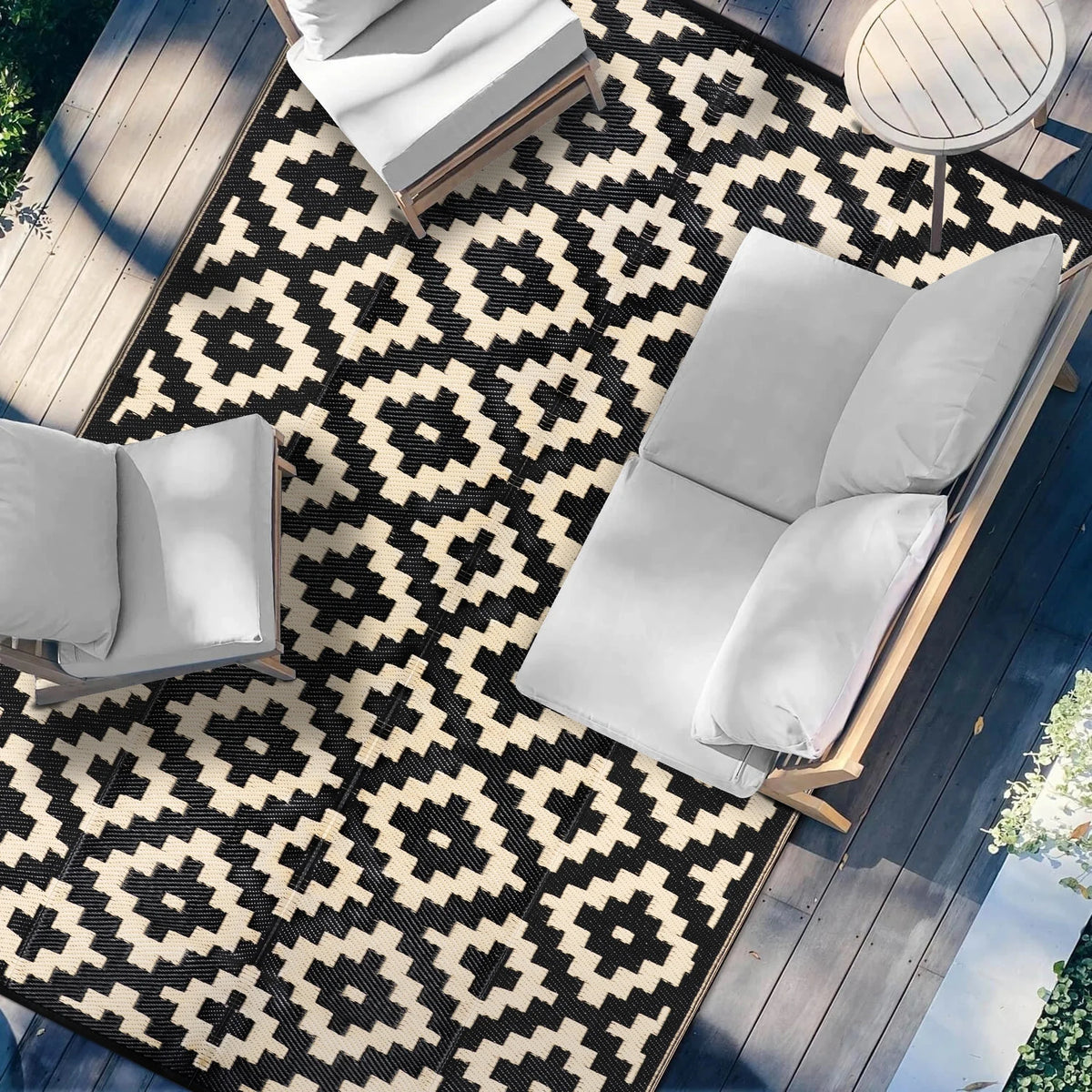 5'x8' Waterproof Plastic Outdoor Rugs U368