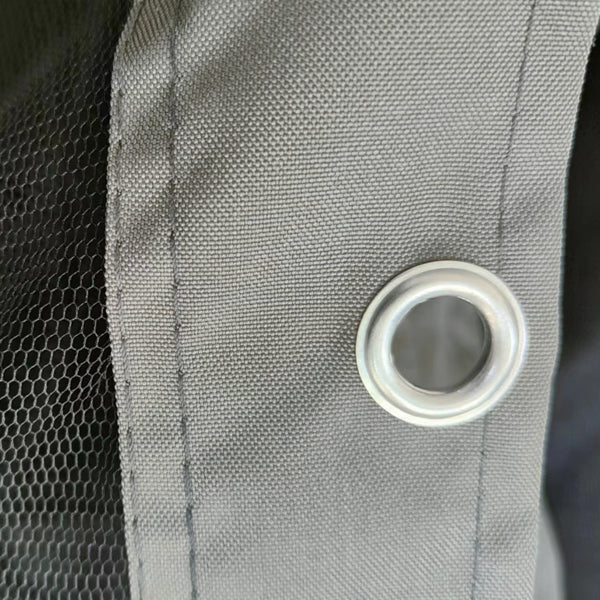 Black 4-Side Mosquito Netting with Zippers G919565