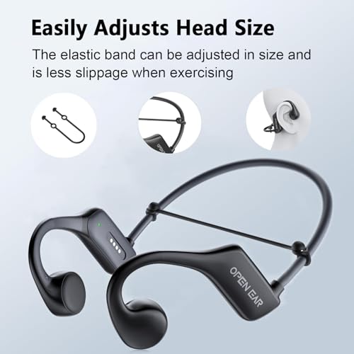 Bone Conduction Headphones Bluetooth 5.3 Waterproof Earbuds with MP3 32G Player M7562