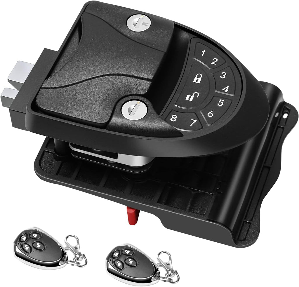Keyless Entry RV Door Lock with Remote Key Fobs and Backlit Keypad D55168