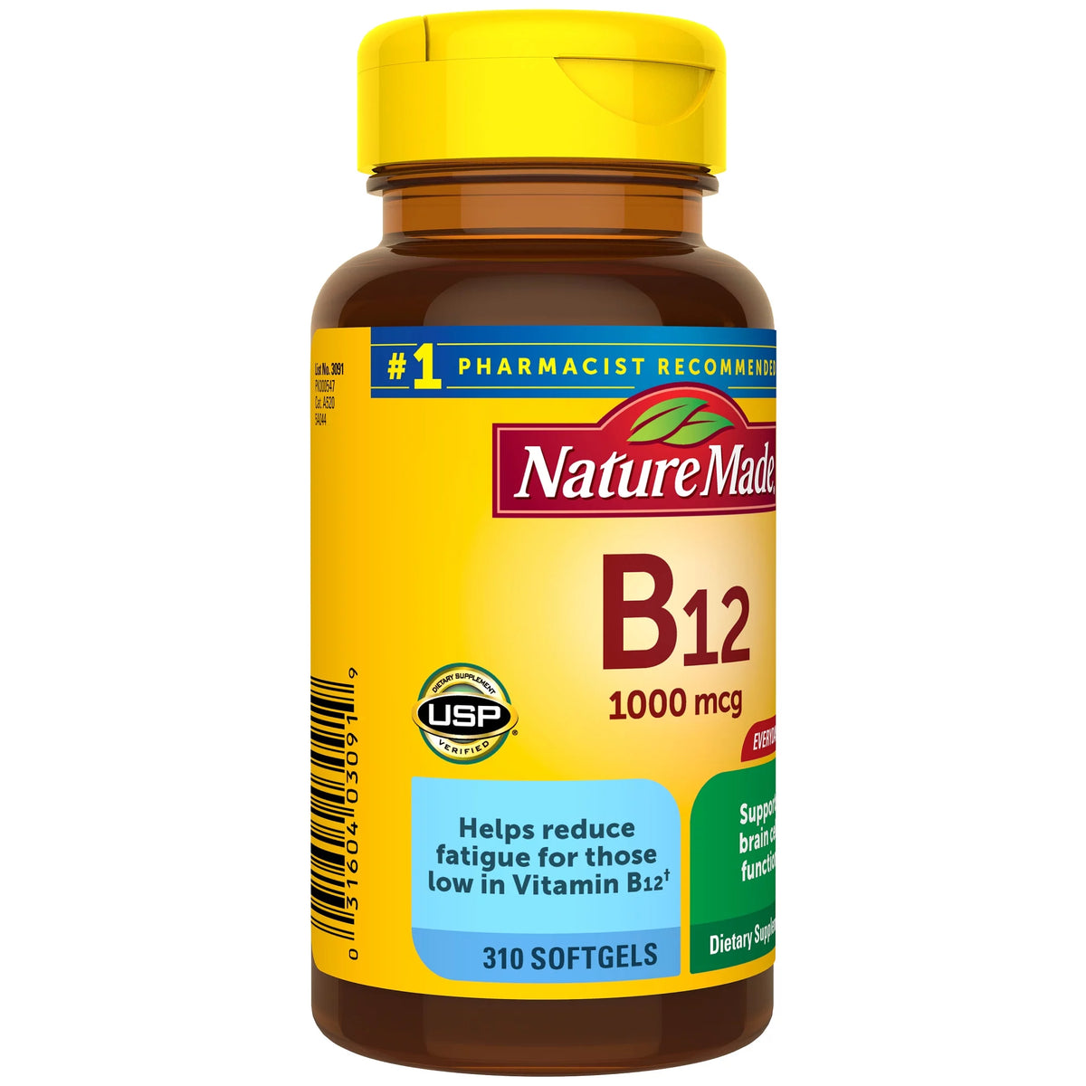Vitamin B12 1000 mcg Softgels, 310 Count O21709