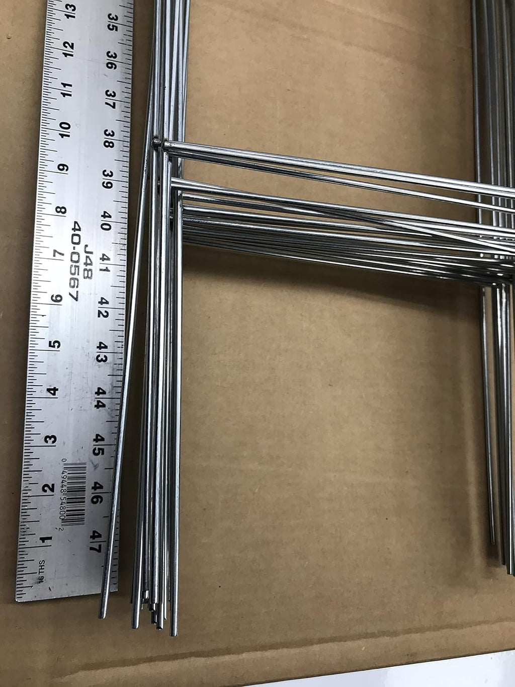 100 Pack Galvanized Wire Double H-Frame Stake 24 Tall 10 Wide C100