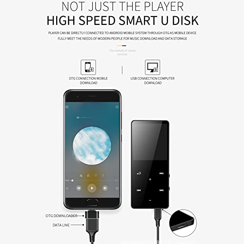 Black MP3 Player with Bluetooth 1.8 inch L407395