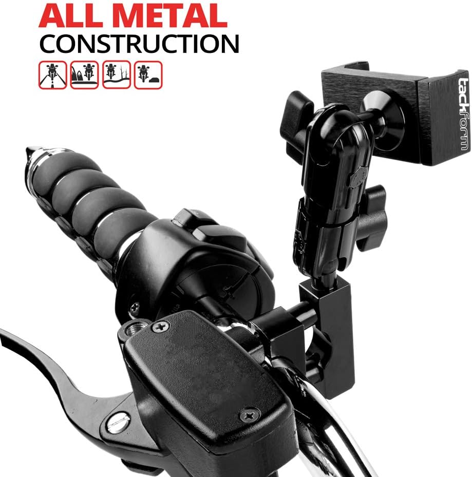 Motorcycle Phone Mount with All Metal Construction F829773