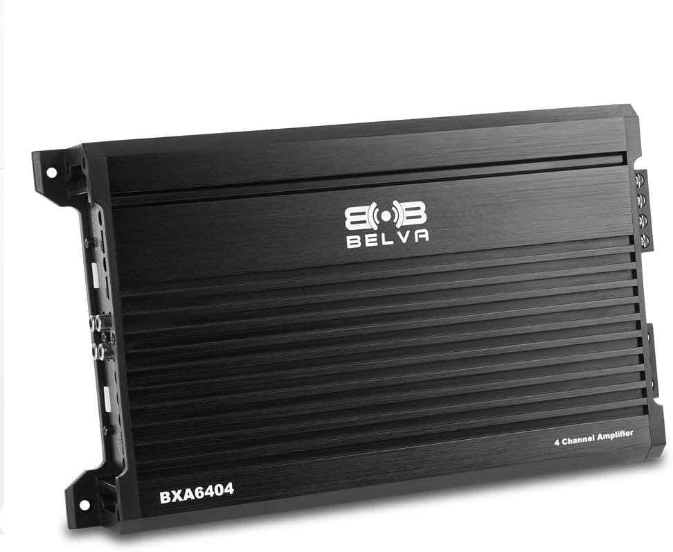 640W Peak 2-Ohm Stable Class-A/B 4-Channel Car Audio MOSFET Amplifier Pack of 2 N9281
