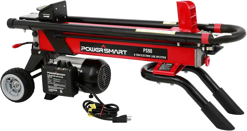 6-Ton Electric Log Splitter with Steel Wedge D219