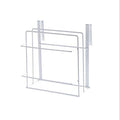 White Wall Door Mount Kitchen Wrap Organizer Rack Q676