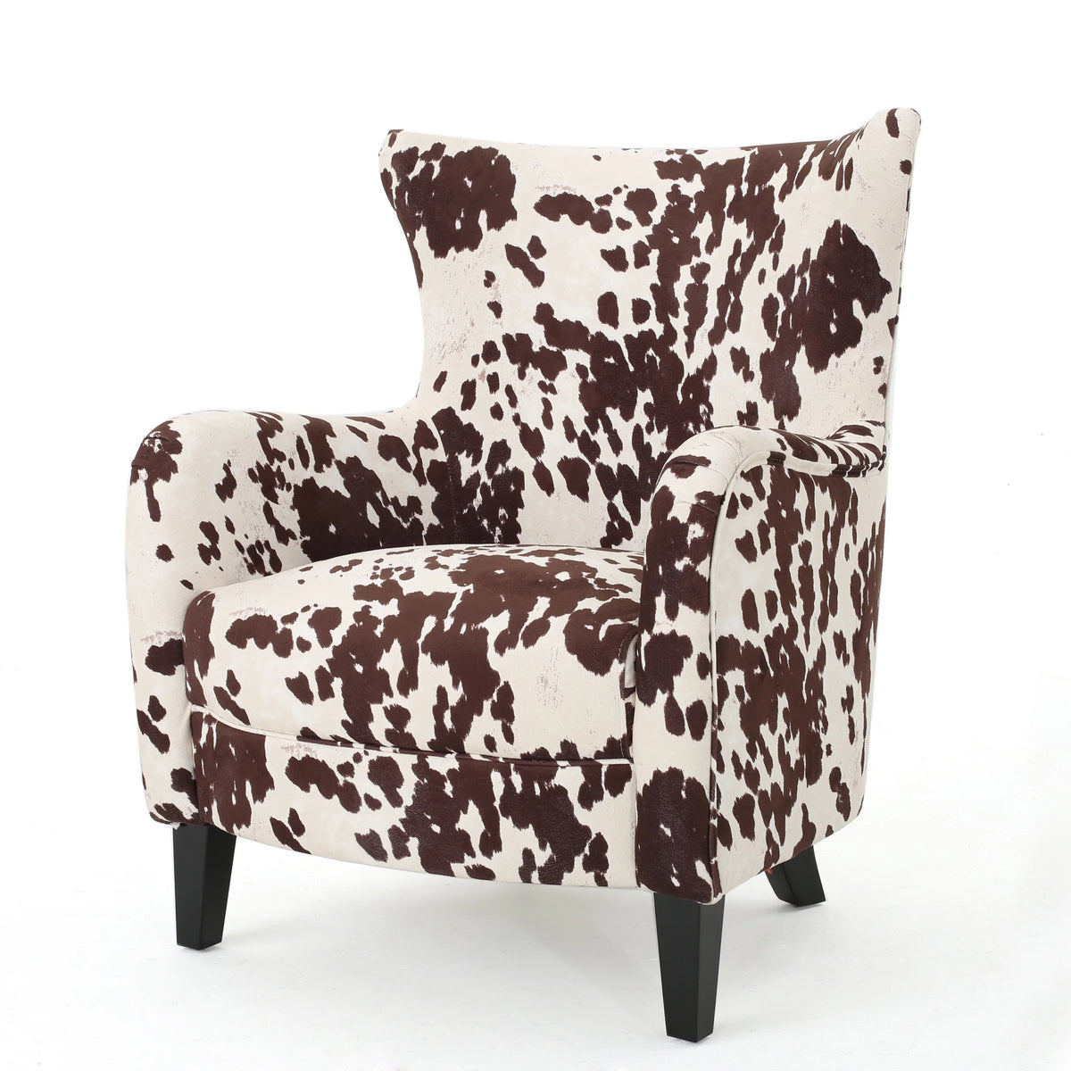 Beige Velvet Club Chair X460