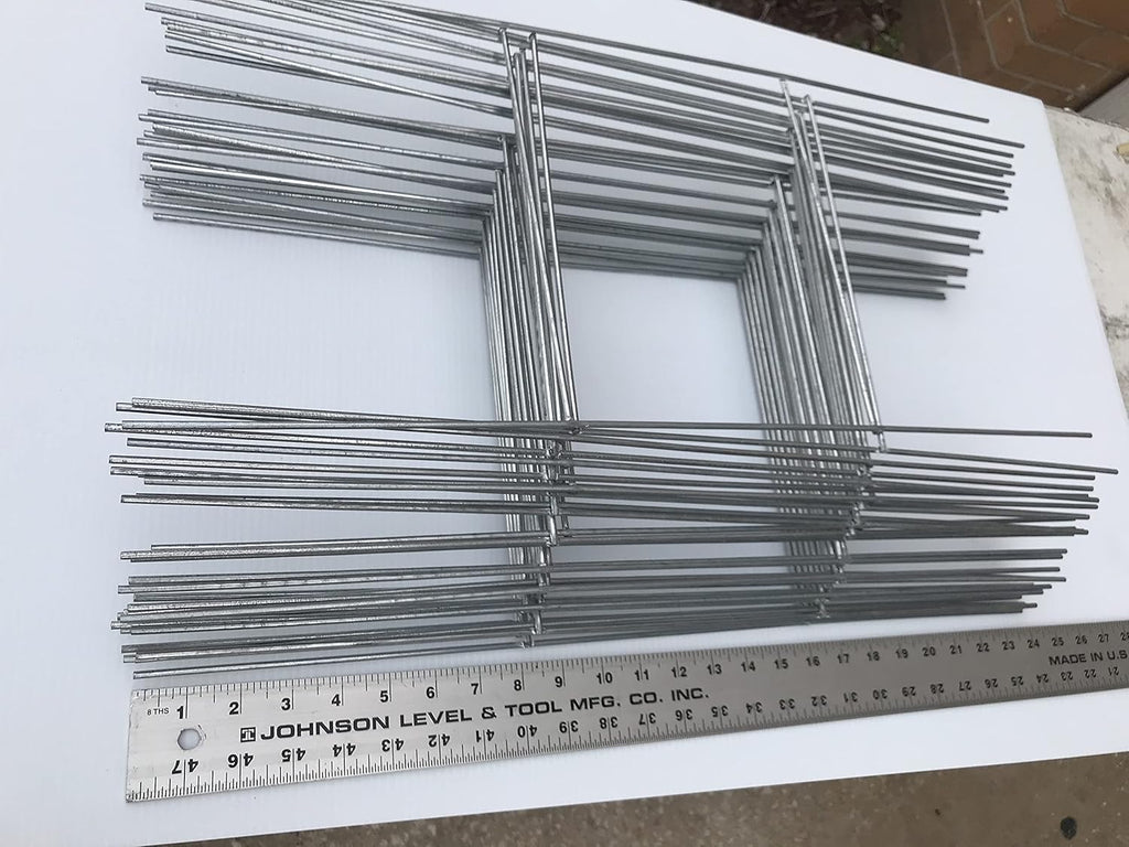 100 Pack Galvanized Wire Double H-Frame Stake 24 Tall 10 Wide C100