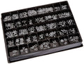 White 0.5 inch Letters Numbers and Symbols O438