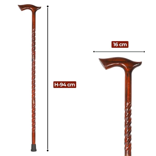 Natural Wood Walking Stick Cane G638
