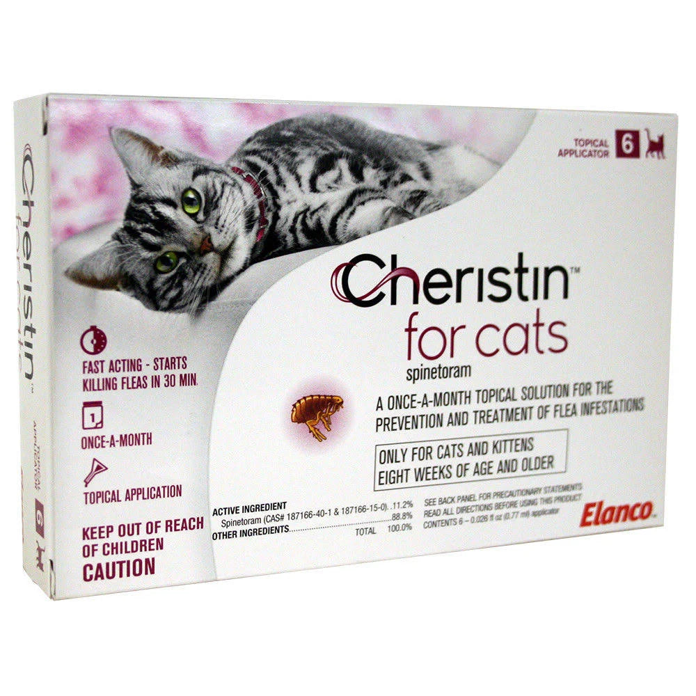 Flea Treatment Topical for Cats Over 1.8 lbs - 6 Count C1214