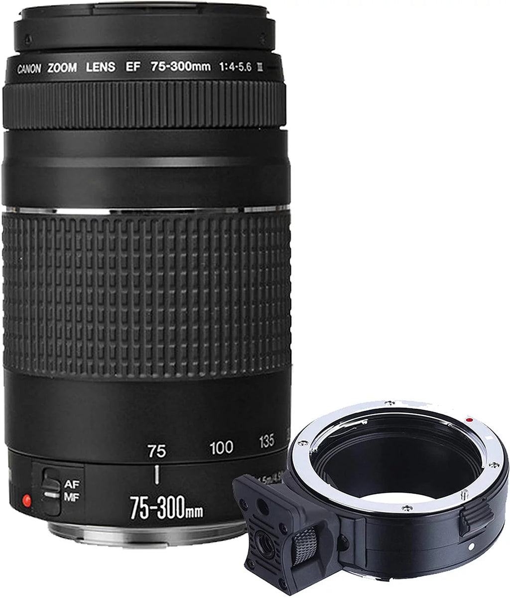 Mirrorless Digital Camera with 18-45mm Lens + 75-300mm Lens + 420-800mm Lens + 128GB Memory + Case + Tripod N510193