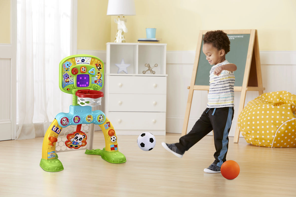 Count & Win Sports Center Basketball and Soccer Toy N1584