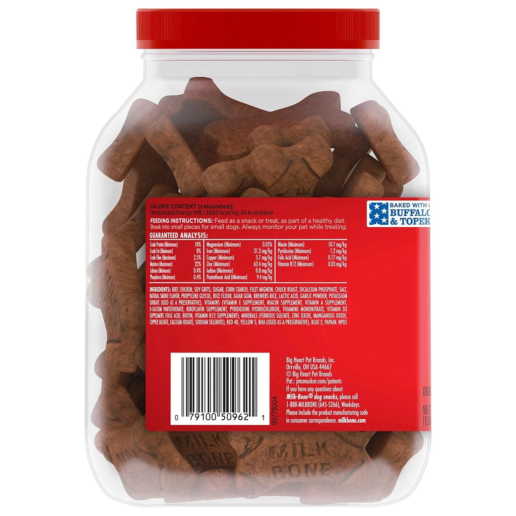 Soft & Chewy Beef & Filet Mignon Recipe Dog Snacks, 37 oz. B15631