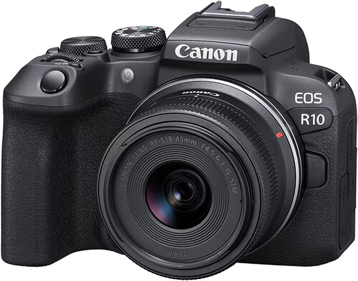 Mirrorless Digital Camera with 18-45mm Lens + 75-300mm Lens + 420-800mm Lens + 128GB Memory + Case + Tripod N510193