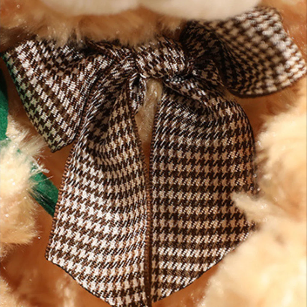 Light Brown Roses Teddy Bear Plush Toy E834