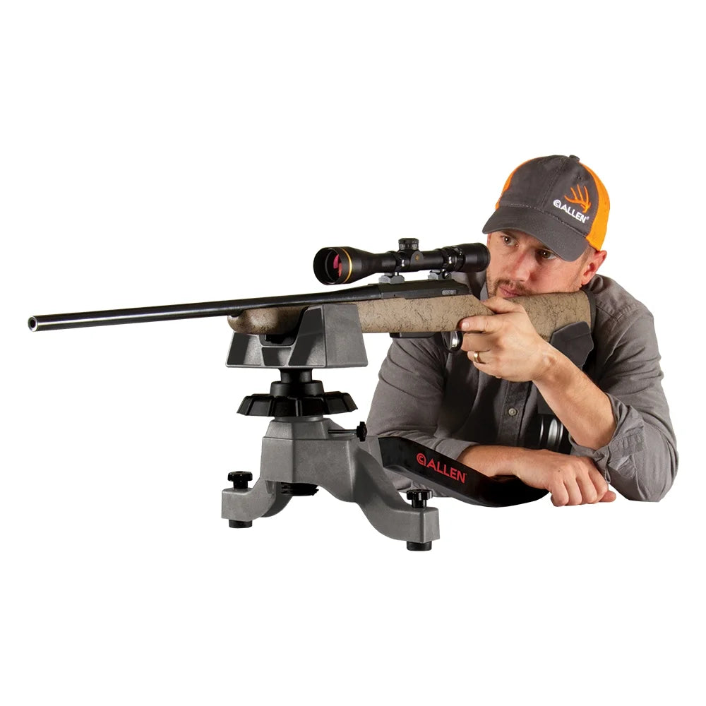 Adjustable Front & Rear Shooting Rest, Black & Gray, Steel D11568