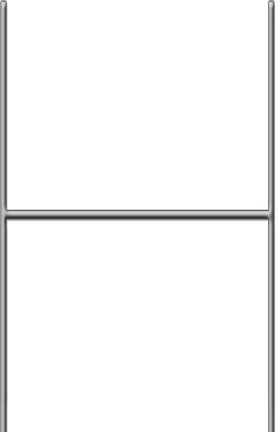 100 Sign Stake 12x9 Inch x 9 Gauge Galvanized Wire Stake, 100 Pieces, Pack of 2 W54689
