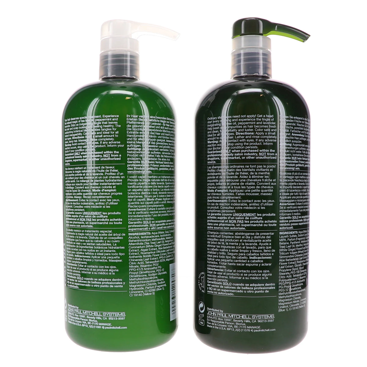 Tea Tree Special Shampoo and Conditioner Combo Pack, 33.8 oz M154
