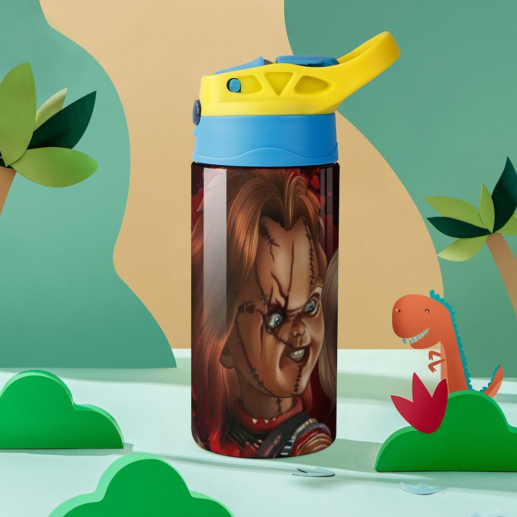 Insulated Stainless Steel Water Bottle with Straw Z32519