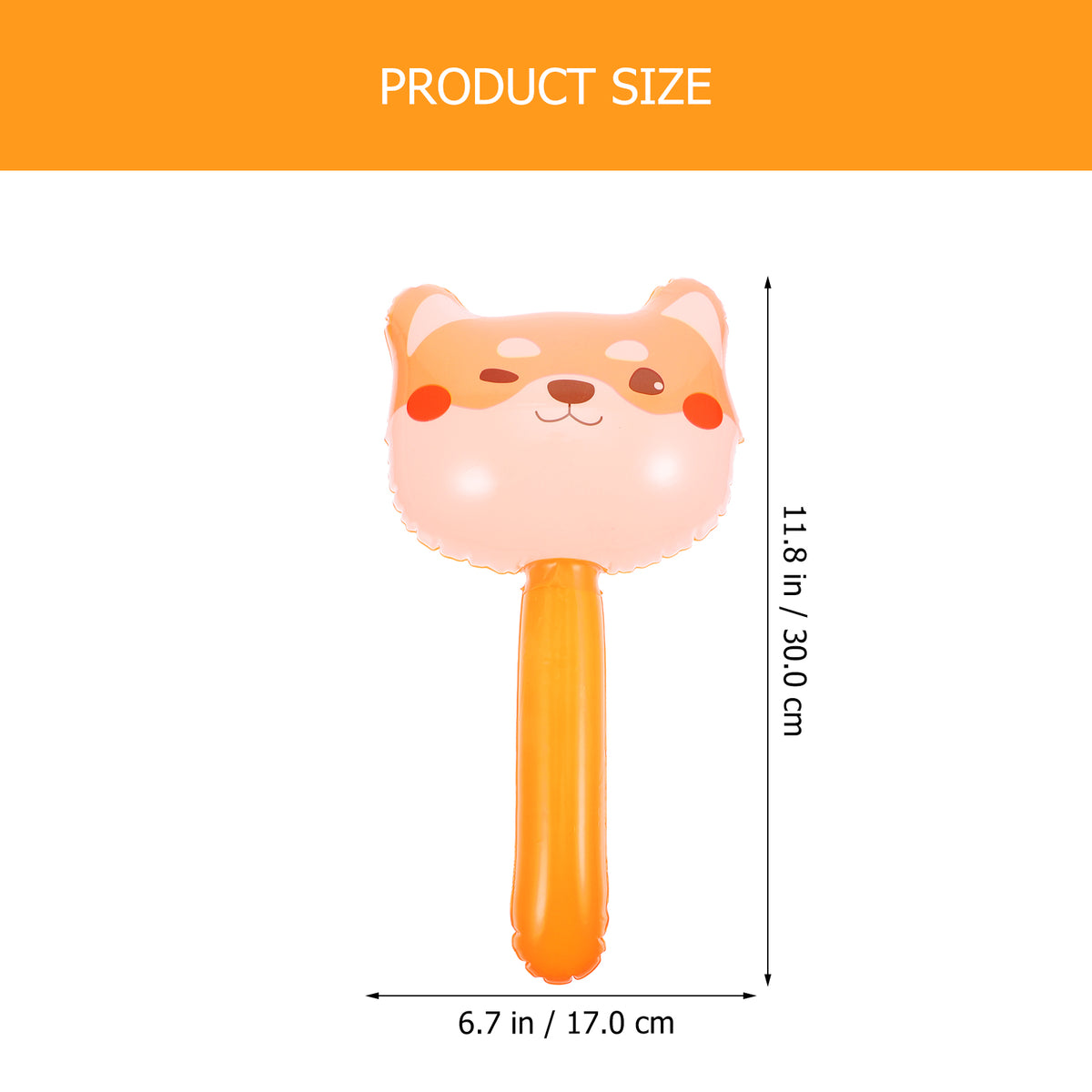 10pcs Inflatable Hammer Toys with Bell F250674
