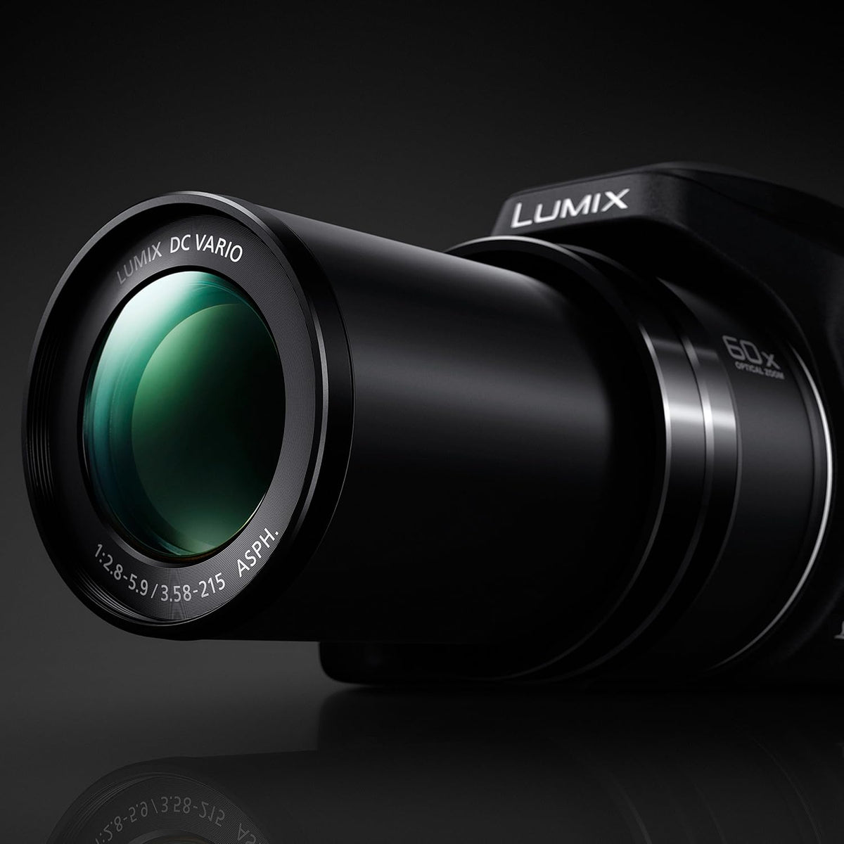 Black 18.1 Megapixel 60X Zoom Digital Camera I85164