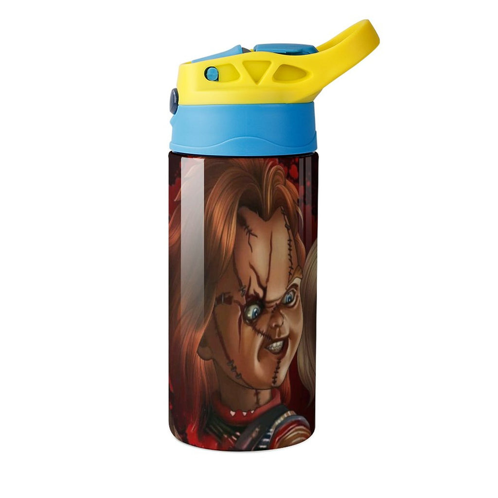 Insulated Stainless Steel Water Bottle with Straw Z32519
