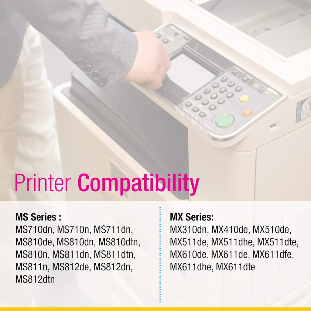 Black Toner Cartridge for Lexmark MX Series R51312