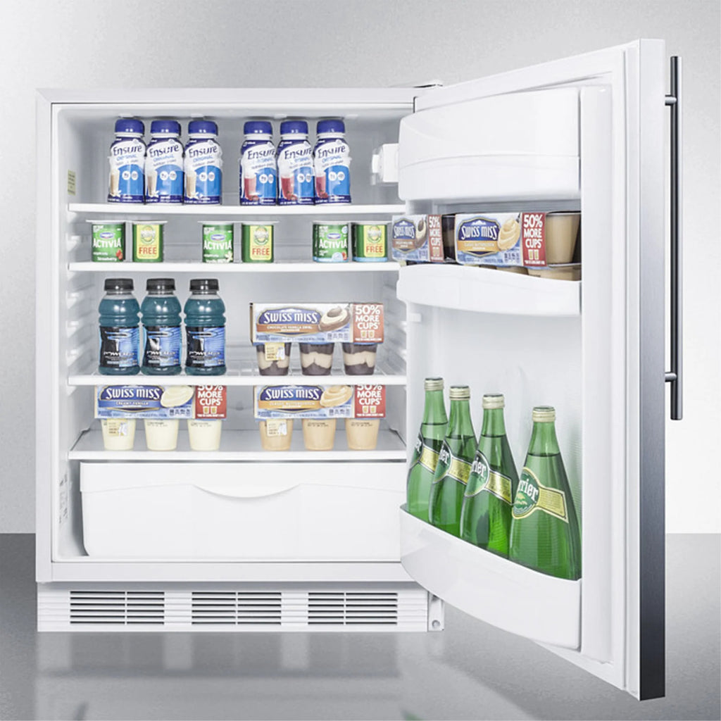 White Cabinet Commercial All-Refrigerator O1186