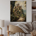 Rustic Wall Art Print on Natural Pine Wood M385