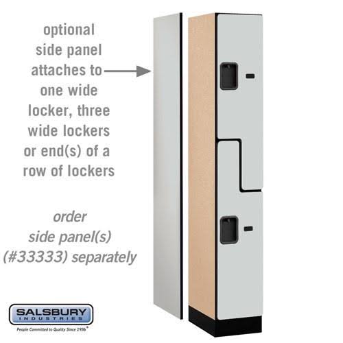 Black Wood Locker L6318