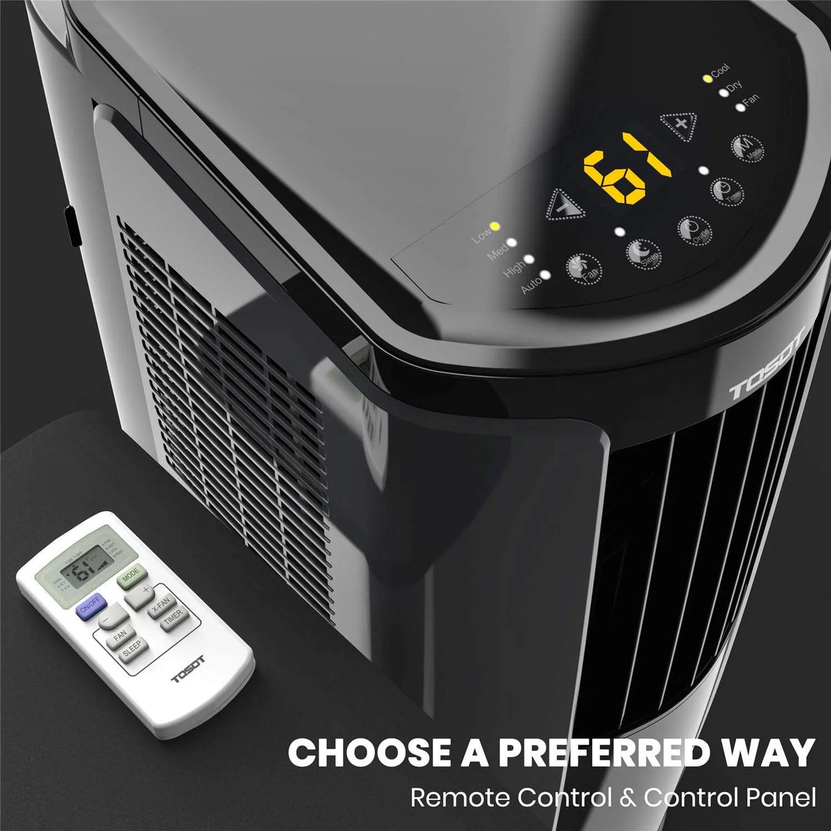 Grey Portable Air Conditioner S180759